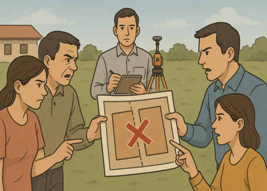 TRANH CHẤP RANH GIỚI ĐẤT DO BẢN ĐỒ SAI LỆCH: CÁCH XỬ LÝ HIỆU QUẢ NĂM 2025