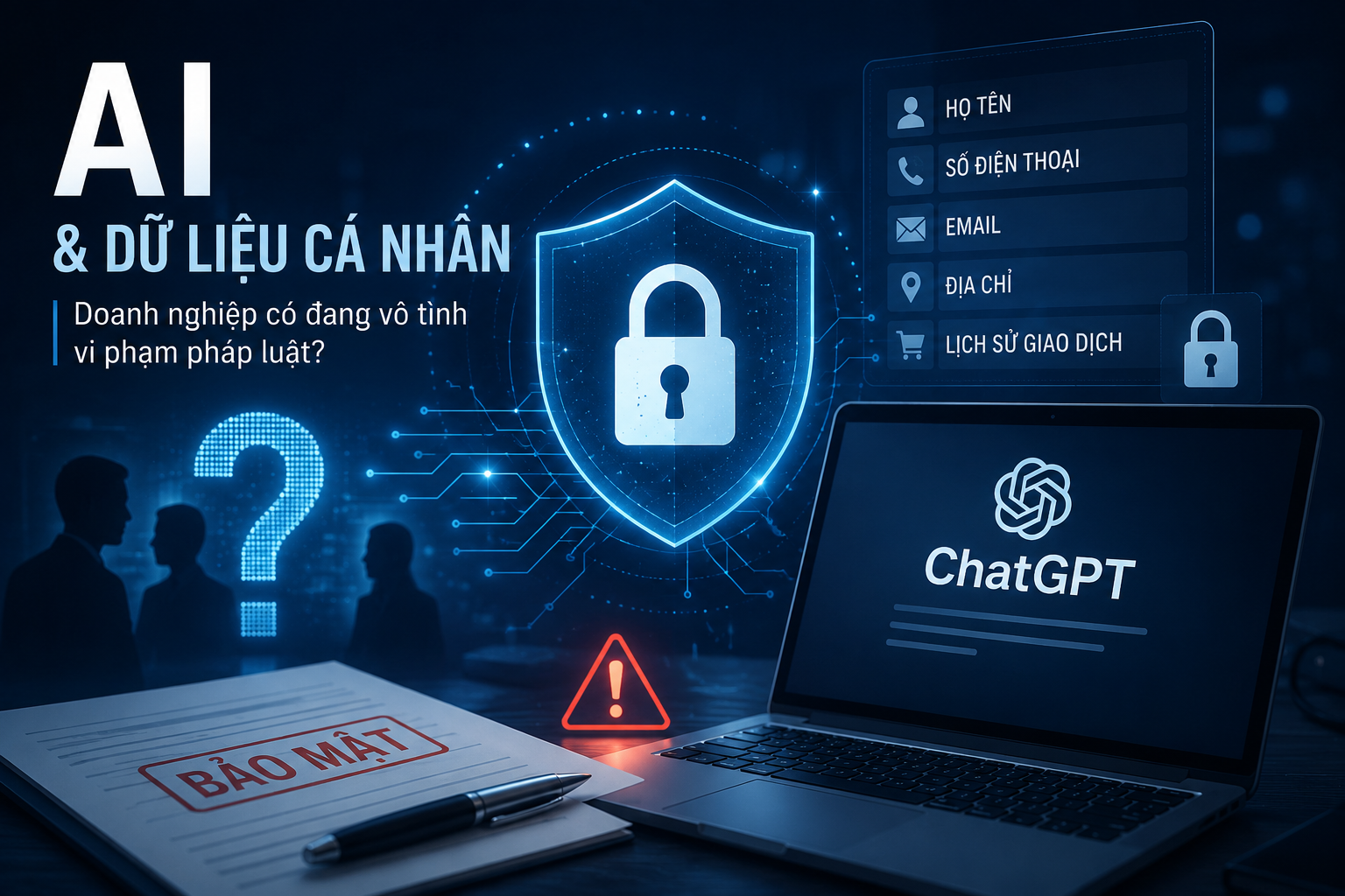 AI và dữ liệu cá nhân: Doanh nghiệp có đang vô tình vi phạm pháp luật khi sử dụng ChatGPT ?